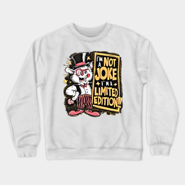 Clowning Glory: Exclusive Fool's Gold Crewneck Sweatshirt by WEARWORLD